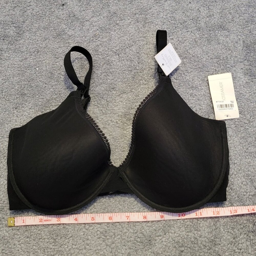 On Gossamer Women Next to Nothing Nursing Bralette, Black, 36DD - Picture 8 of 9